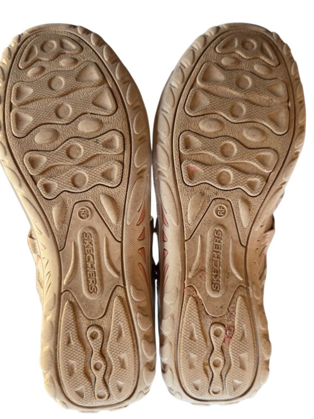 Skechers Womens Outdoor Water Shoes Size 8.5 Taupe Slip On Mesh Reggae Fest Neap - Picture 2 of 6